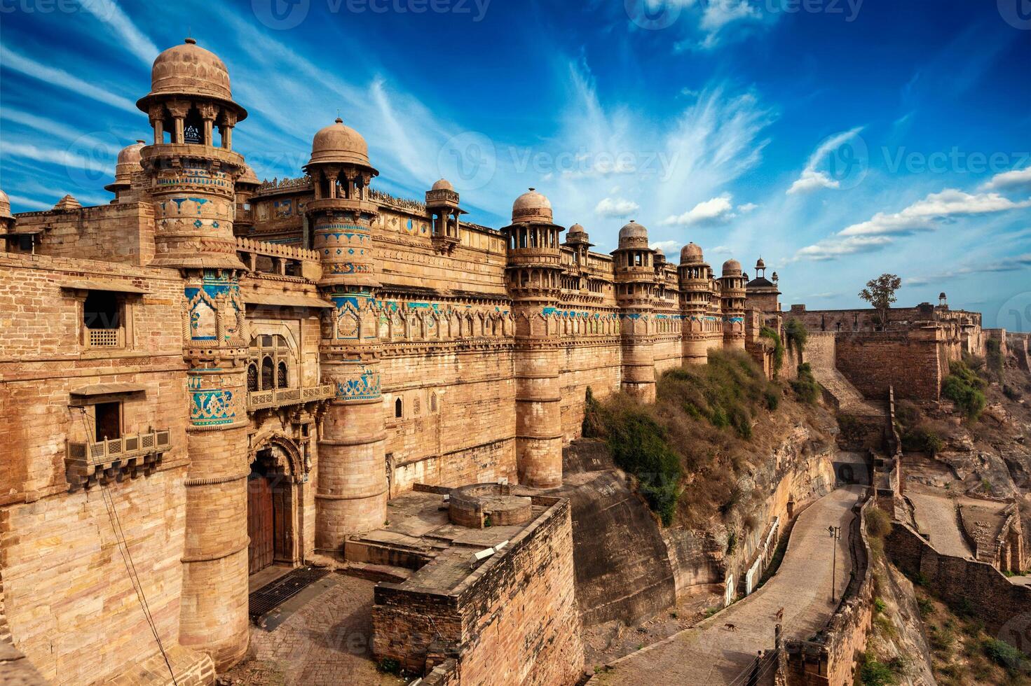 Gwalior fort in Madhya Pradesh state of India photo