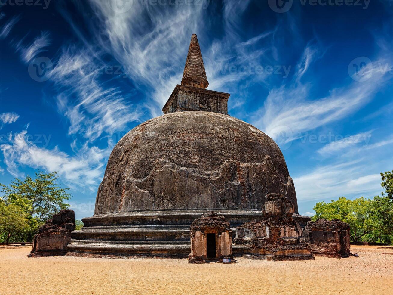 Kiri Vihara   ancient buddhist dagoba stupa photo