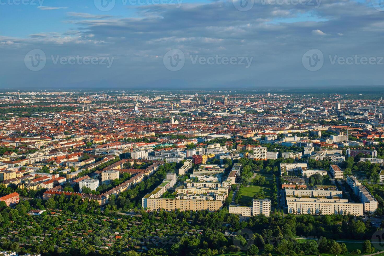 aéreo ver de Munich. Munich, baviera, Alemania foto