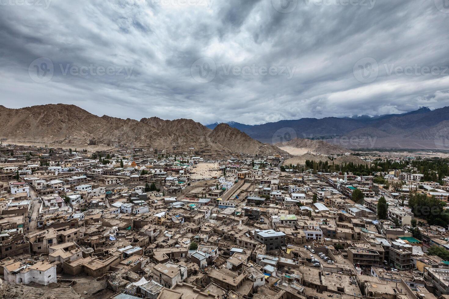 View of Leh. Ladakh, India photo