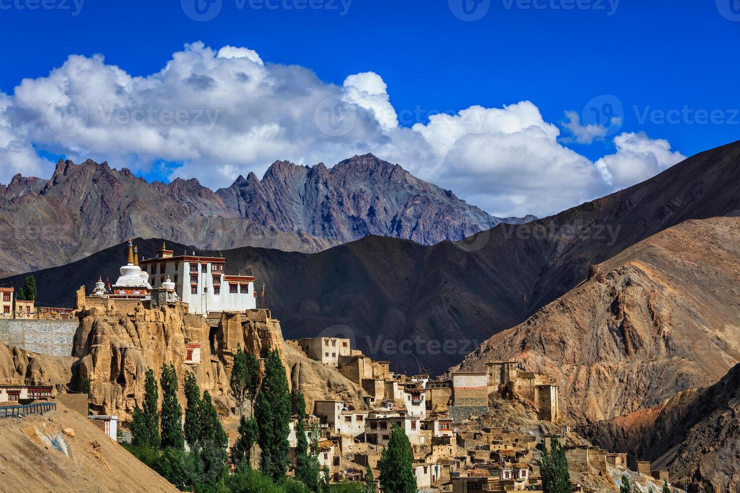 Lamayuru Gompa Tibetan Buddhist monastery , Ladakh photo