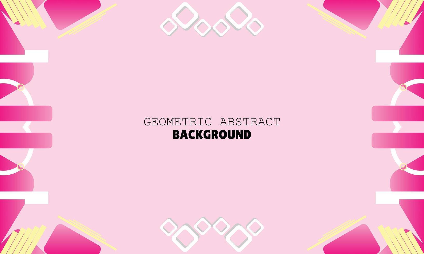 modern geometric background abstract design pink color vector