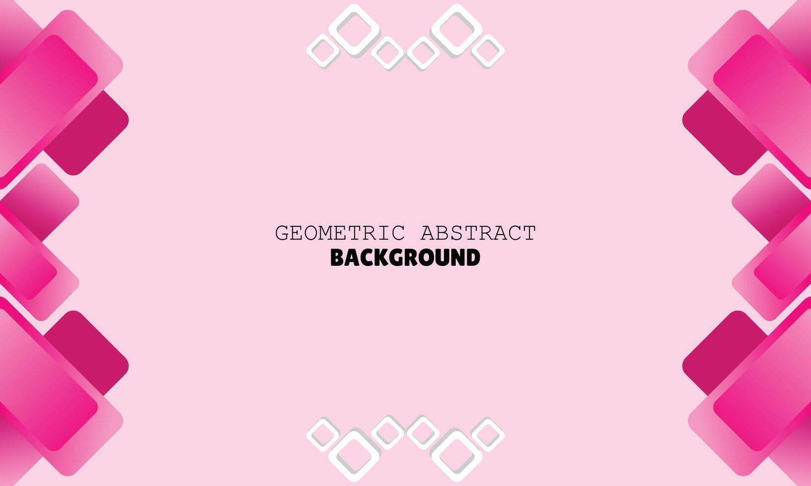 modern geometric background abstract design pink color vector