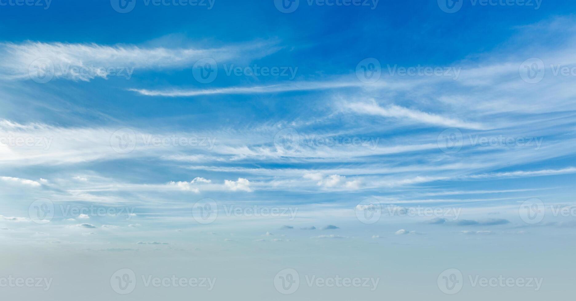 Blue sky with clouds photo