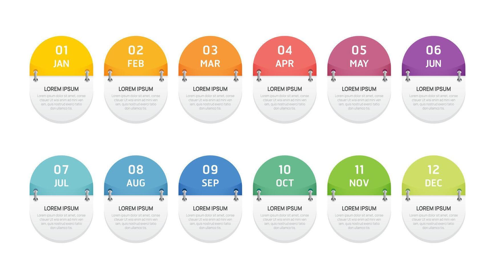 Business step timeline infographic template. Modern milestone element timeline diagram calendar, vector infographics.