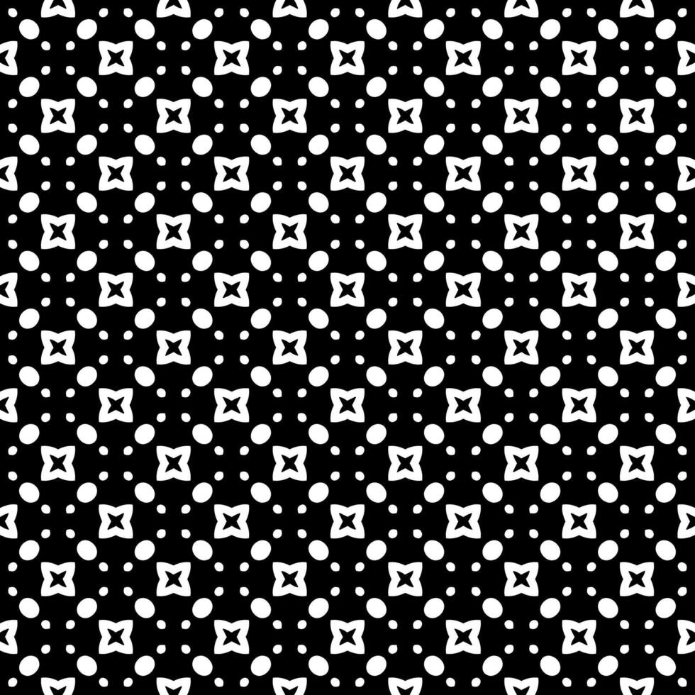 Black and white seamless abstract pattern. Background and backdrop. Grayscale ornamental design. vector