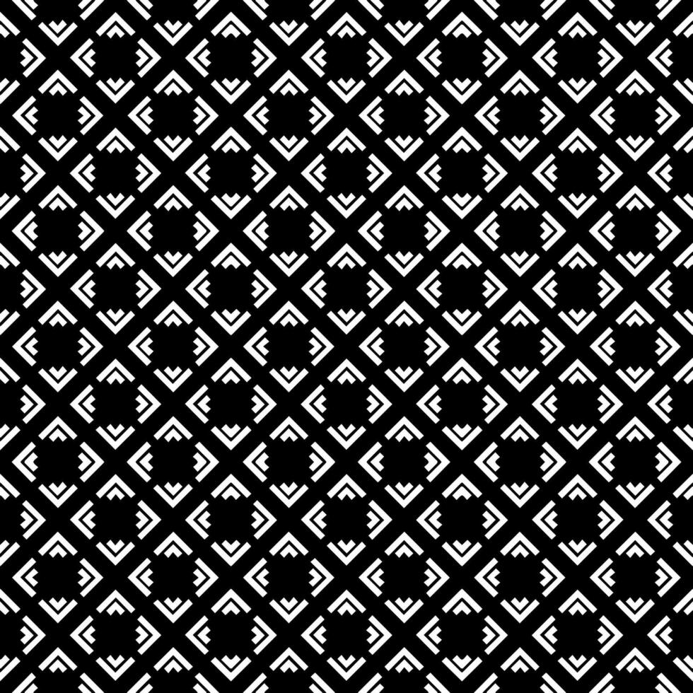 patrón abstracto sin costuras en blanco y negro. fondo y telón de fondo. diseño ornamental en escala de grises. vector