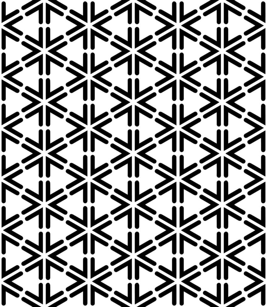 Black and white seamless abstract pattern. Background and backdrop. Grayscale ornamental design. vector