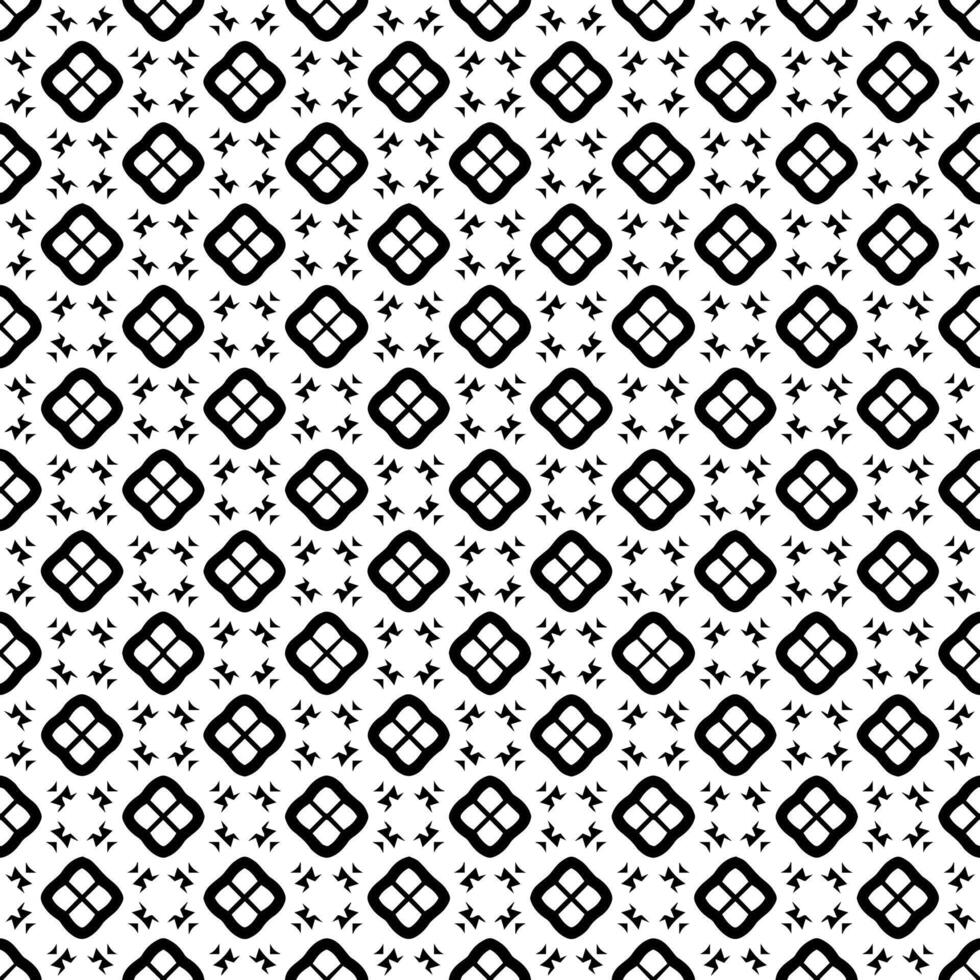 patrón abstracto sin costuras en blanco y negro. fondo y telón de fondo. diseño ornamental en escala de grises. vector