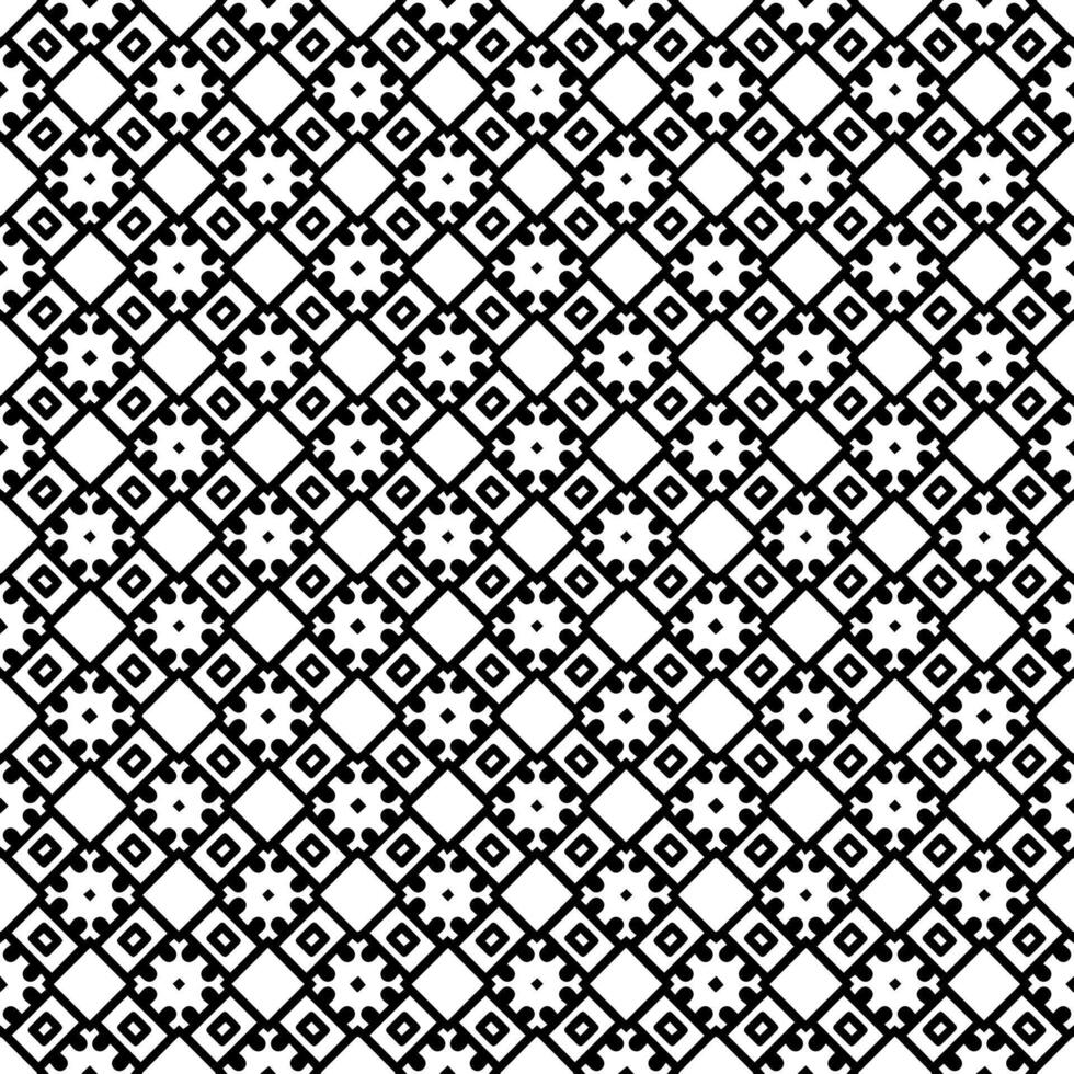 Black and white seamless abstract pattern. Background and backdrop. Grayscale ornamental design. vector