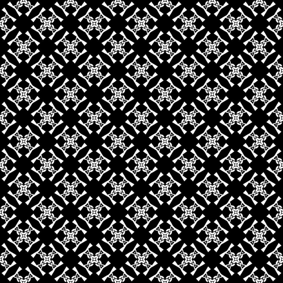 Black and white seamless abstract pattern. Background and backdrop. Grayscale ornamental design. vector