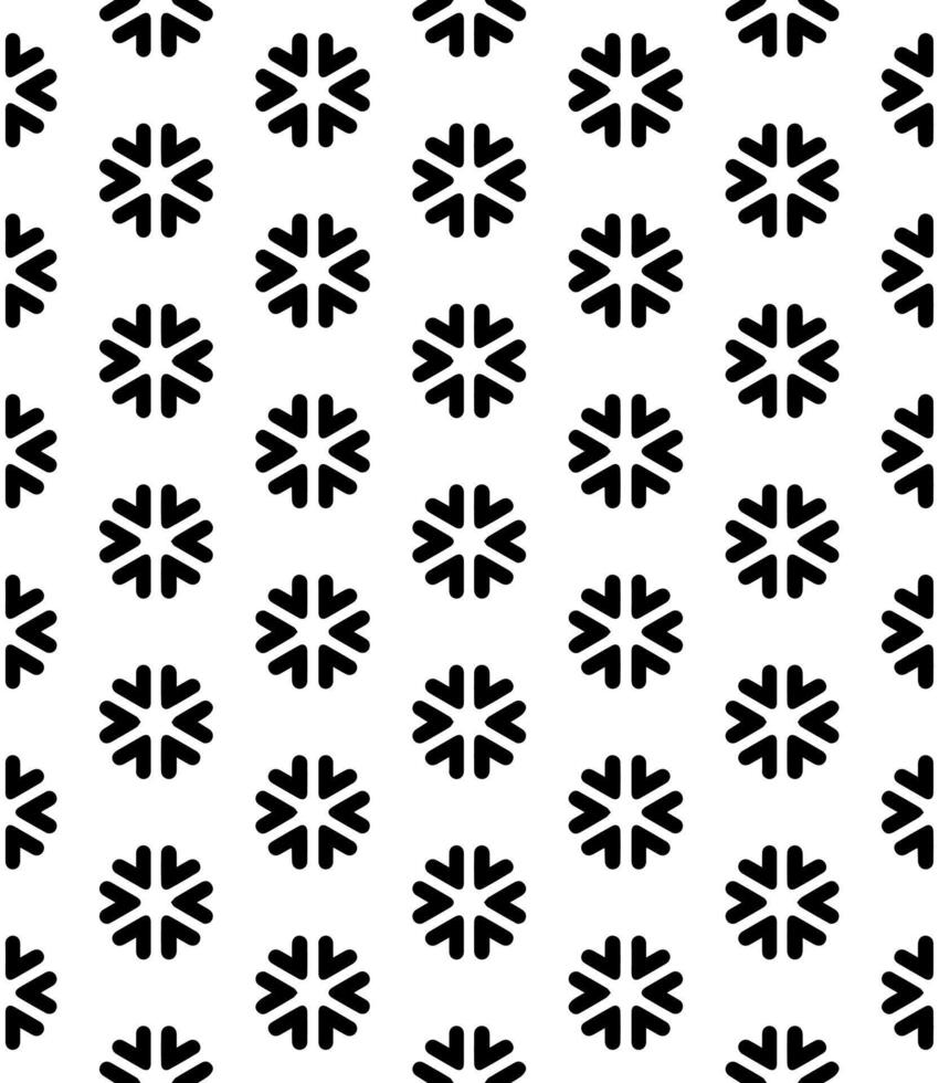 Black and white seamless abstract pattern. Background and backdrop. Grayscale ornamental design. vector