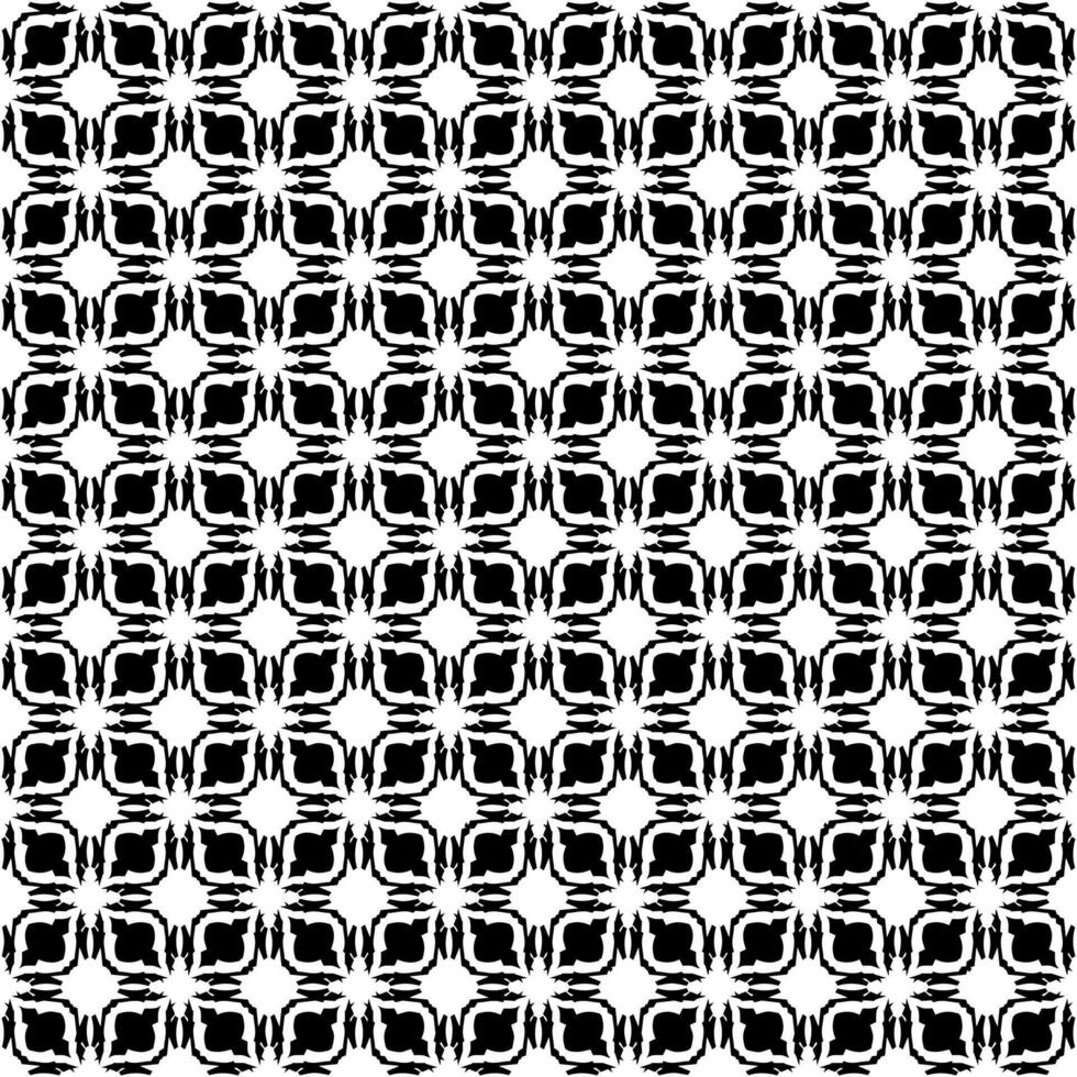 Black and white seamless abstract pattern. Background and backdrop. Grayscale ornamental design. vector