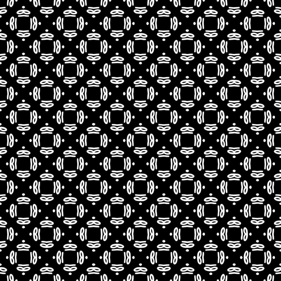 Black and white seamless abstract pattern. Background and backdrop. Grayscale ornamental design. vector