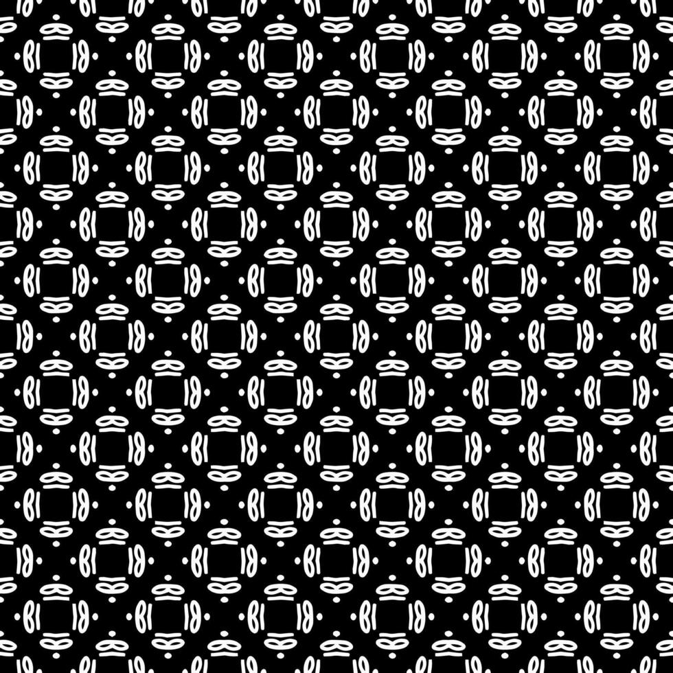 Black and white seamless abstract pattern. Background and backdrop. Grayscale ornamental design. vector