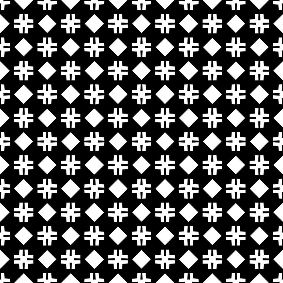 Black and white seamless abstract pattern. Background and backdrop. Grayscale ornamental design. vector