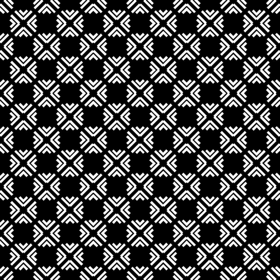 patrón abstracto sin costuras en blanco y negro. fondo y telón de fondo. diseño ornamental en escala de grises. vector