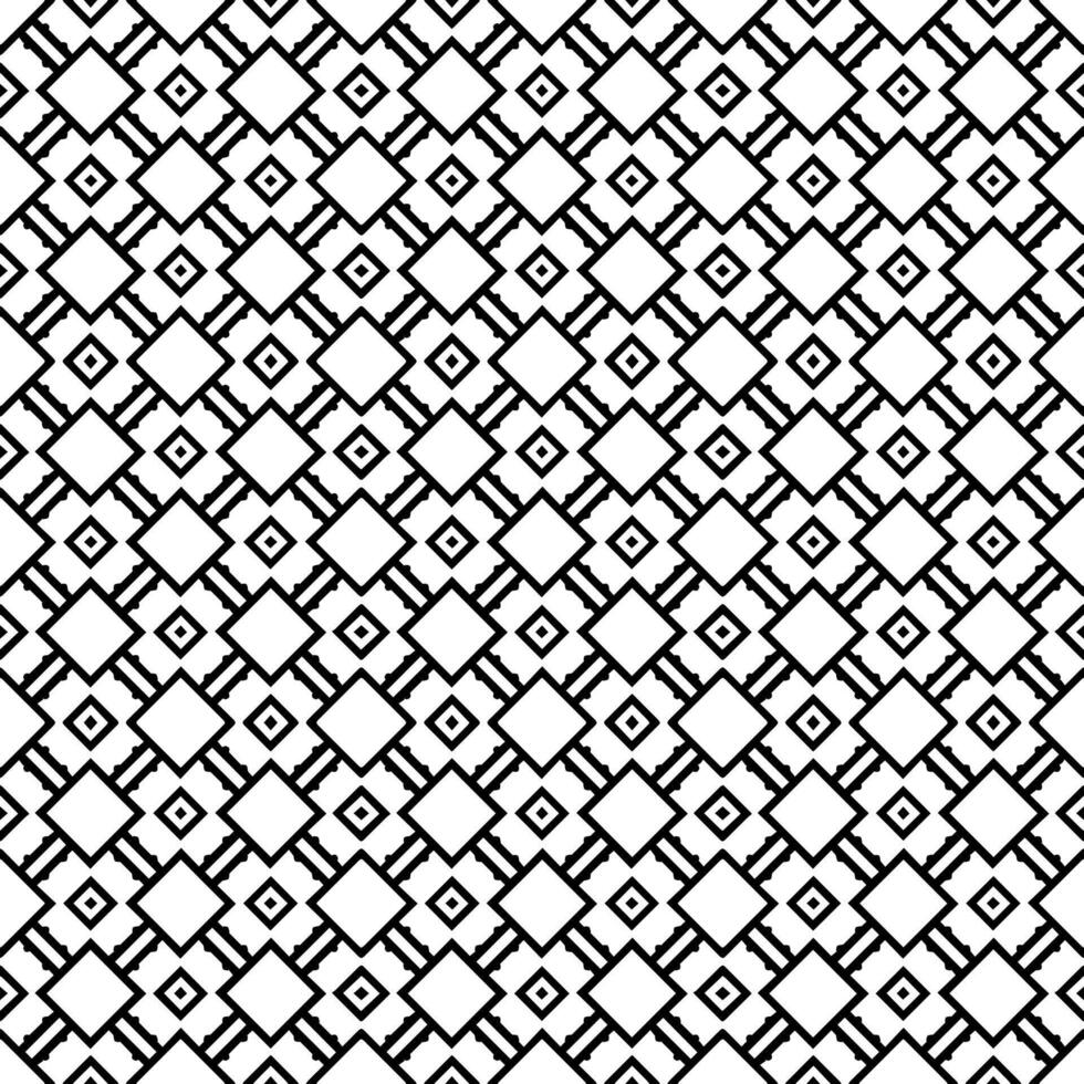 Black and white seamless abstract pattern. Background and backdrop. Grayscale ornamental design. vector