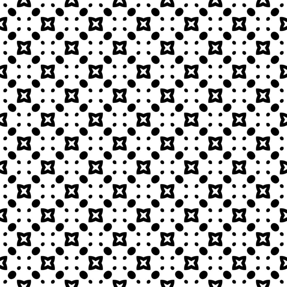 Black and white seamless abstract pattern. Background and backdrop. Grayscale ornamental design. vector