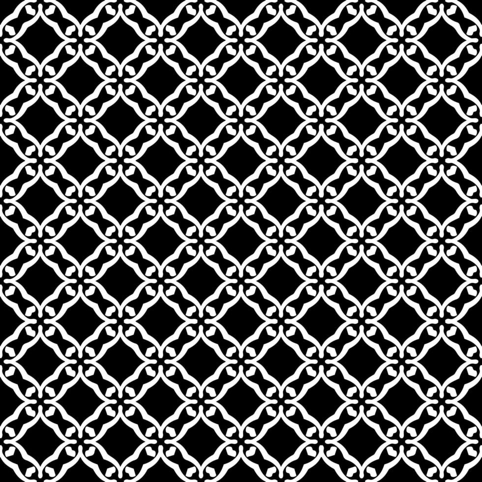 Black and white seamless abstract pattern. Background and backdrop. Grayscale ornamental design. vector
