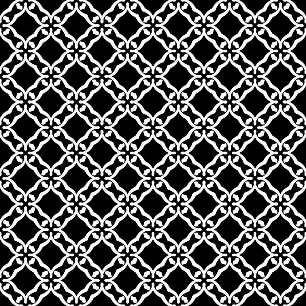 patrón abstracto sin costuras en blanco y negro. fondo y telón de fondo. diseño ornamental en escala de grises. vector