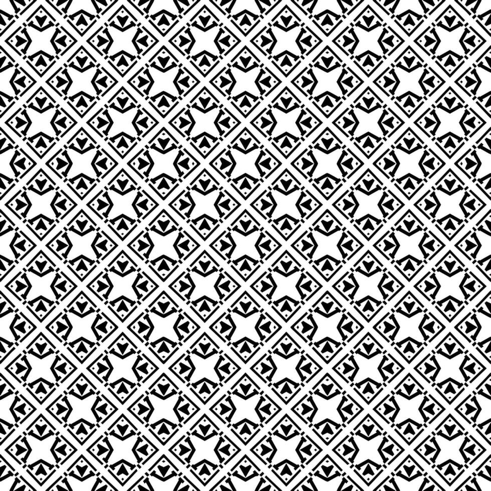 Black and white seamless abstract pattern. Background and backdrop. Grayscale ornamental design. vector