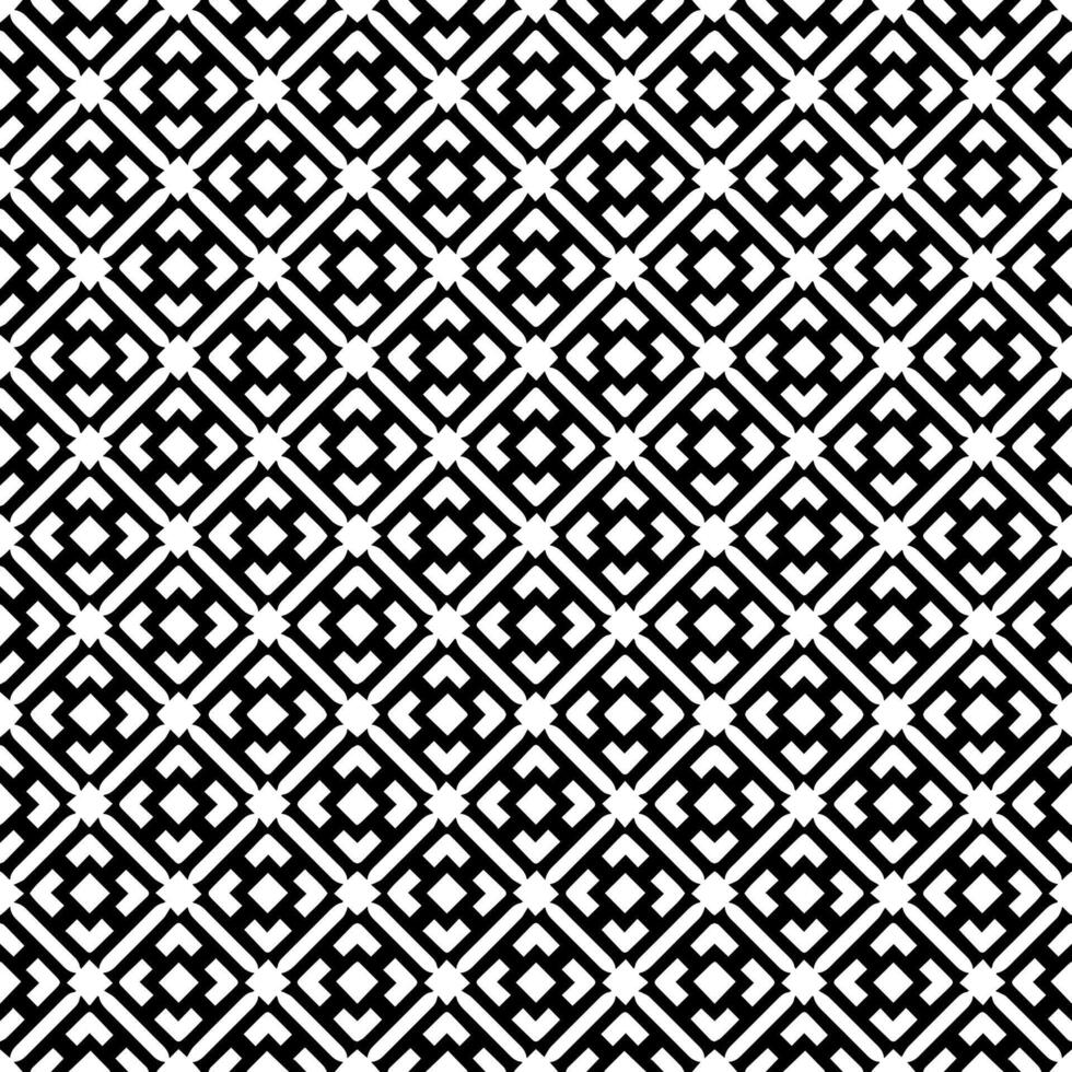 Black and white seamless abstract pattern. Background and backdrop. Grayscale ornamental design. vector