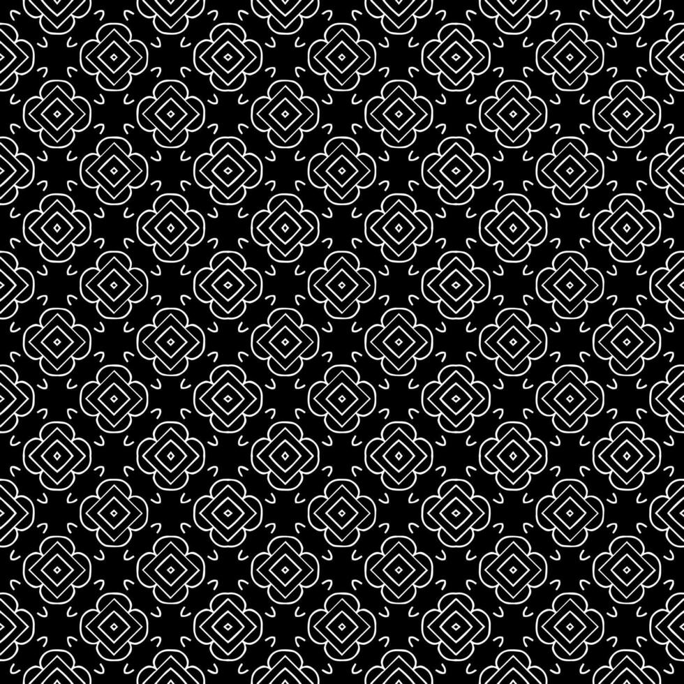 Black and white seamless abstract pattern. Background and backdrop. Grayscale ornamental design. vector