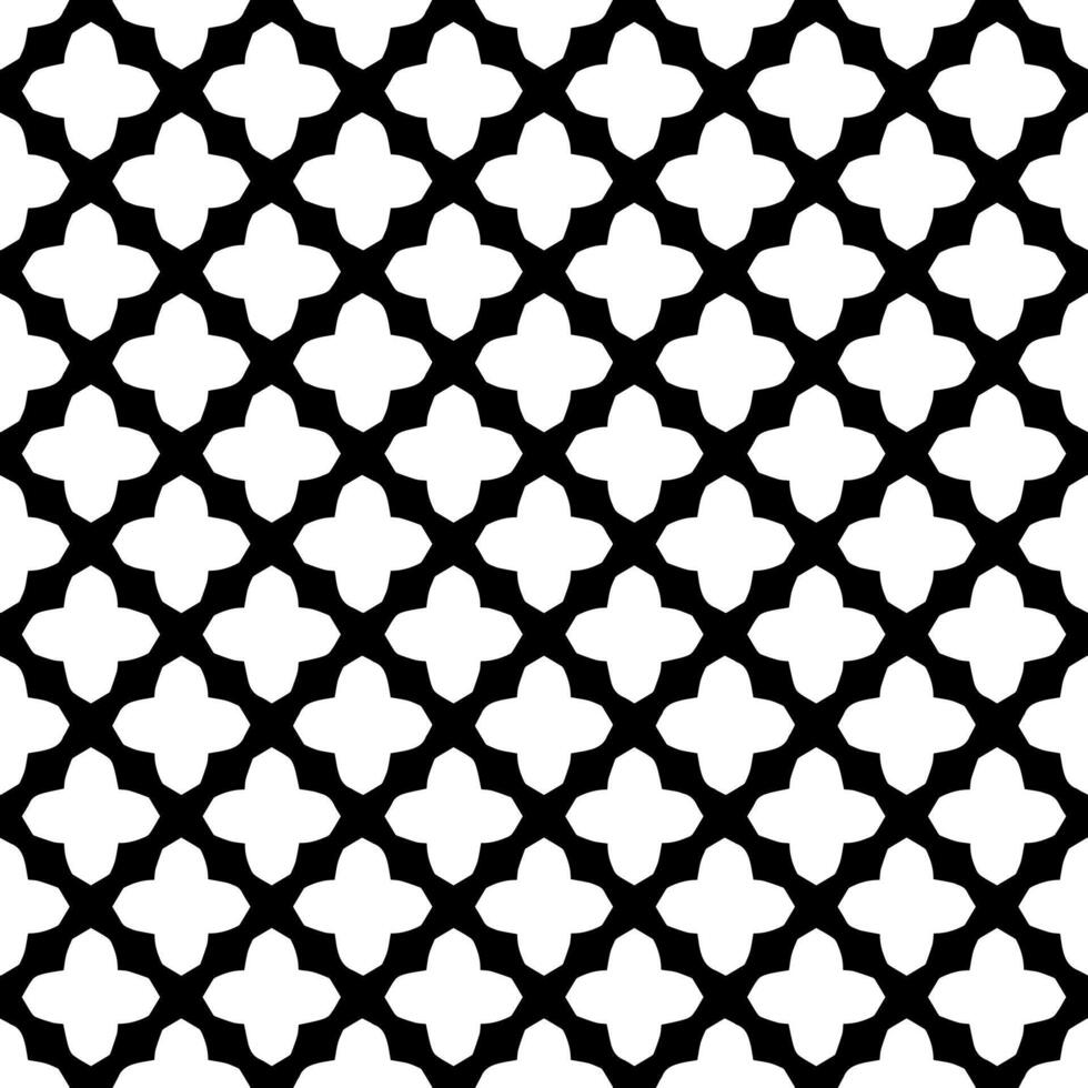 Black and white seamless abstract pattern. Background and backdrop. Grayscale ornamental design. vector