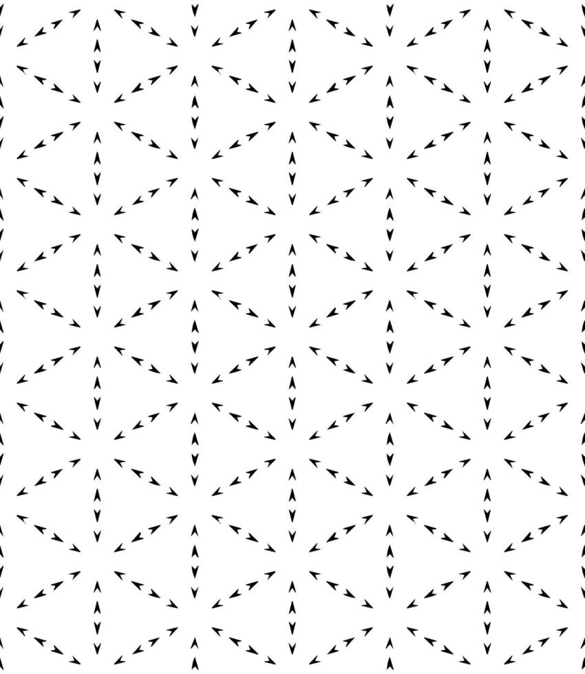 patrón abstracto sin costuras en blanco y negro. fondo y telón de fondo. diseño ornamental en escala de grises. vector