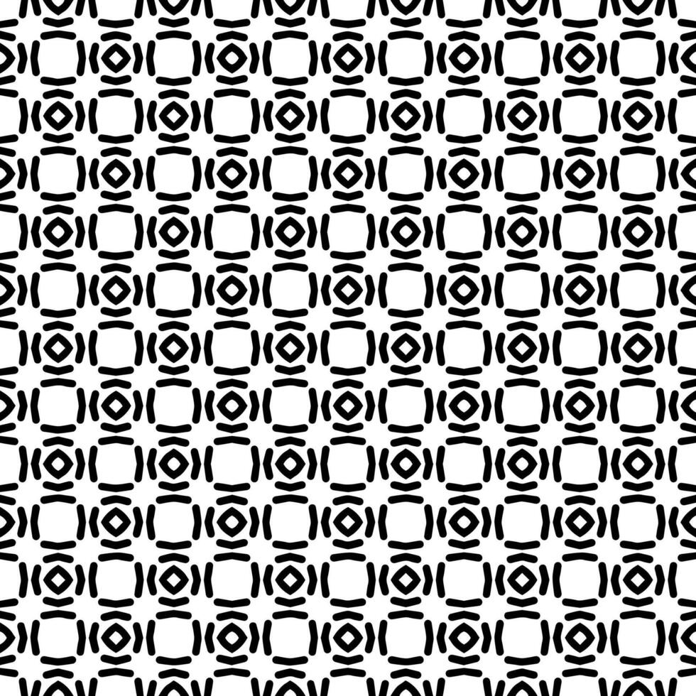 Black and white seamless abstract pattern. Background and backdrop. Grayscale ornamental design. vector