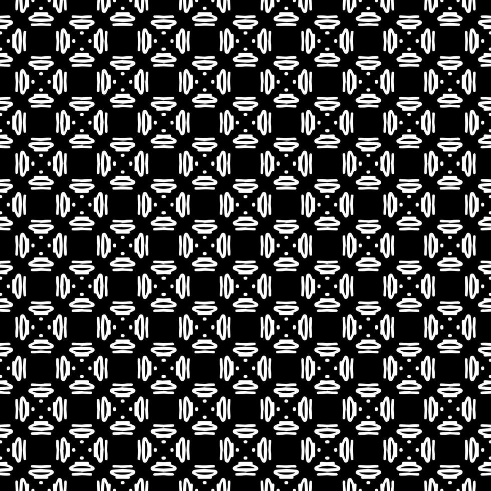 Black and white seamless abstract pattern. Background and backdrop. Grayscale ornamental design. vector