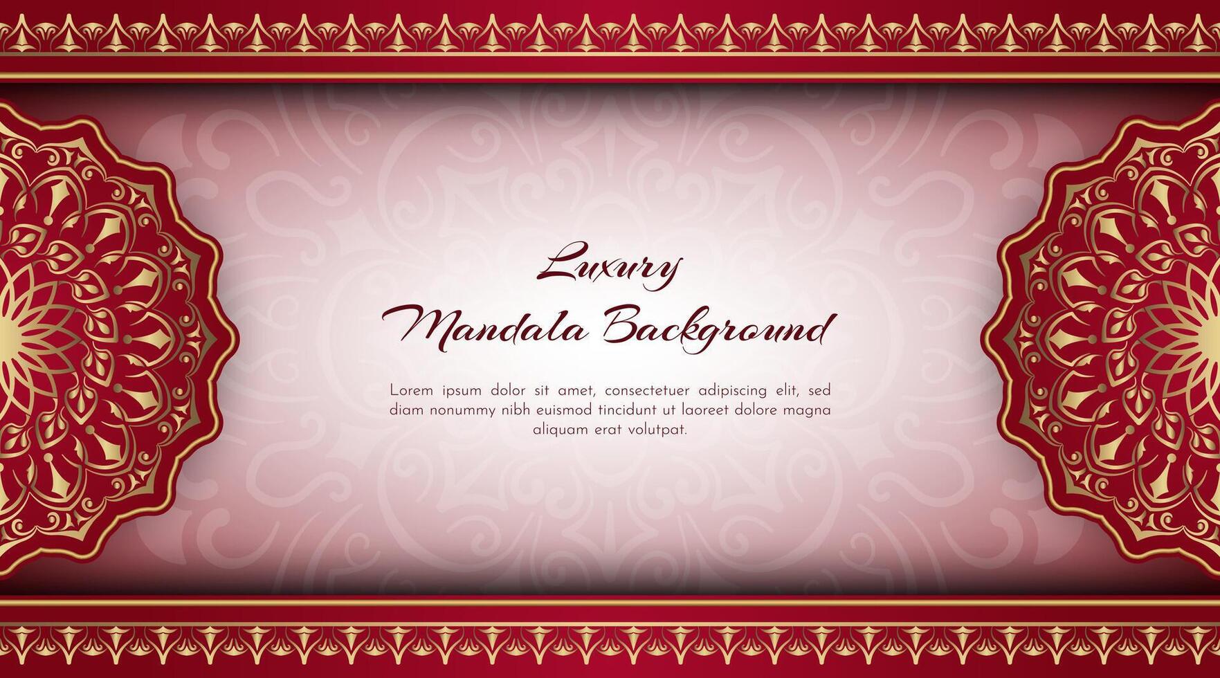 Vintage background, with mandala ornaments vector