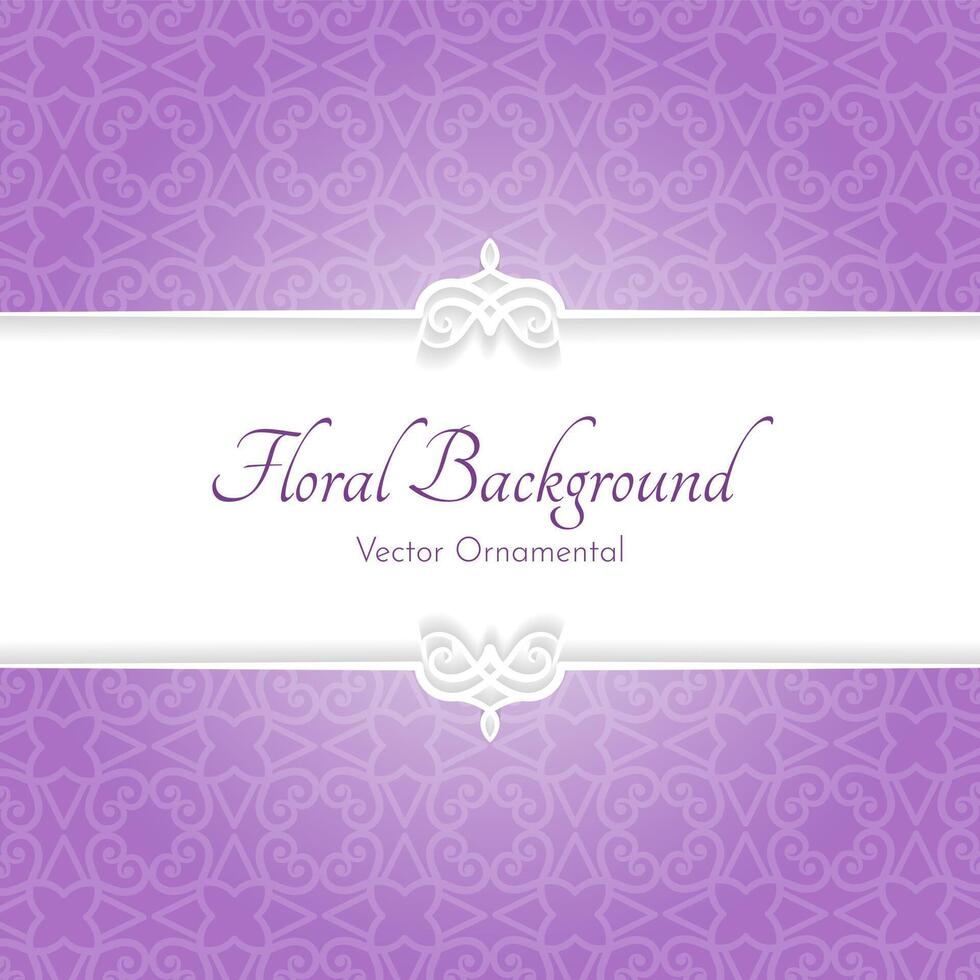 elegant floral pattern, classic background vector