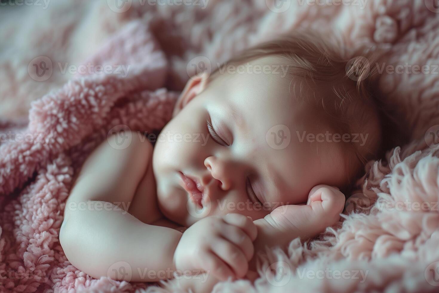 AI generated baby sleep photo