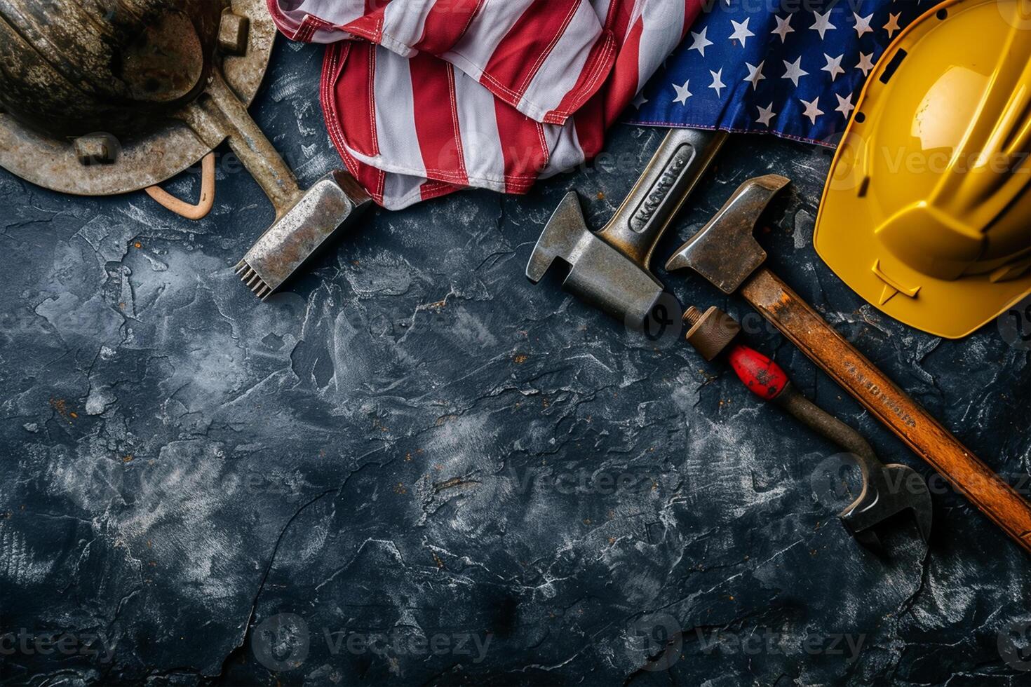 AI generated Happy Labor day concept. National Safety Day photo