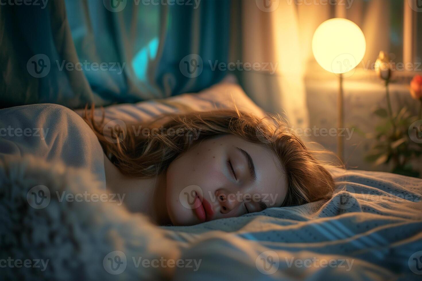 AI generated World Sleep day is observed every year in March, intended to be a celebration of sleep and a call to action on important issues related to sleep photo