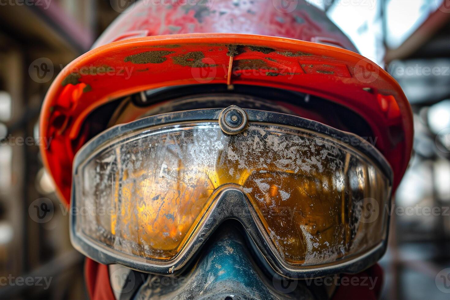AI generated Safety protection equipment. National Safety Day photo