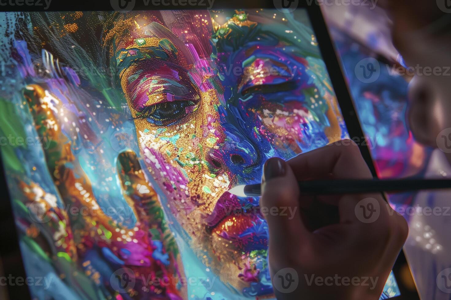 AI Generated Autism and Artistic Brilliance photo