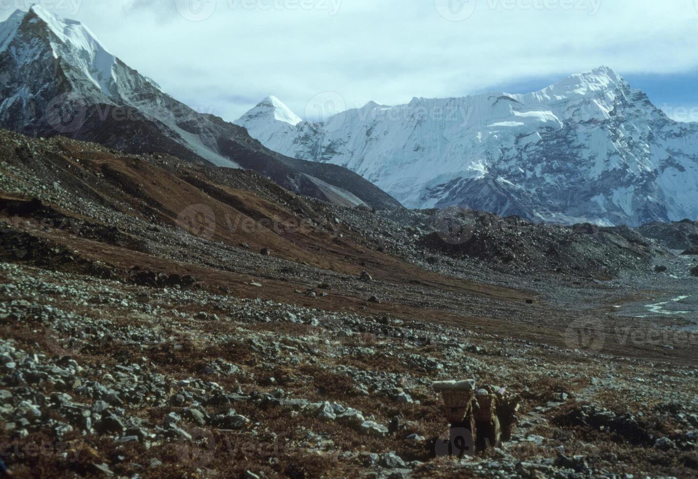 High peaks and glaciers photo