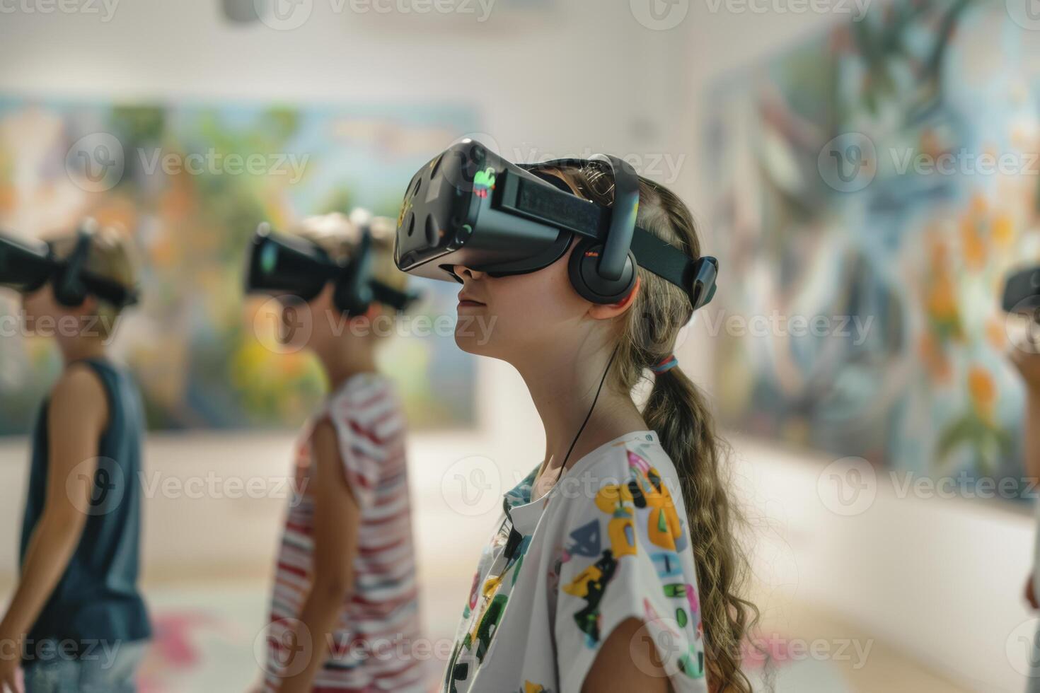 AI Generated VR Art Class Adventure photo