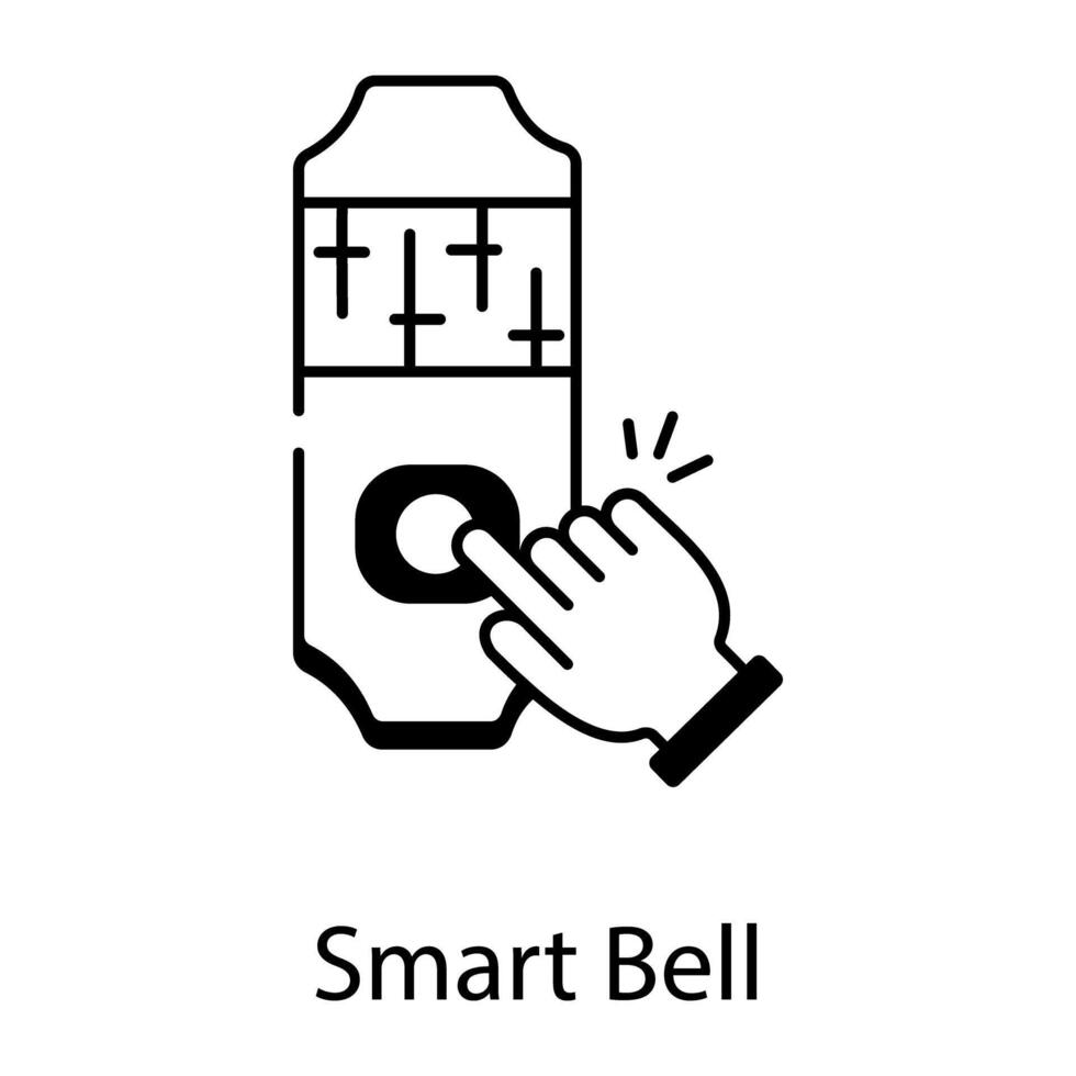 IoT City Linear Icon vector