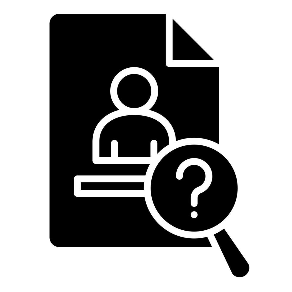 Background Check icon line vector illustration