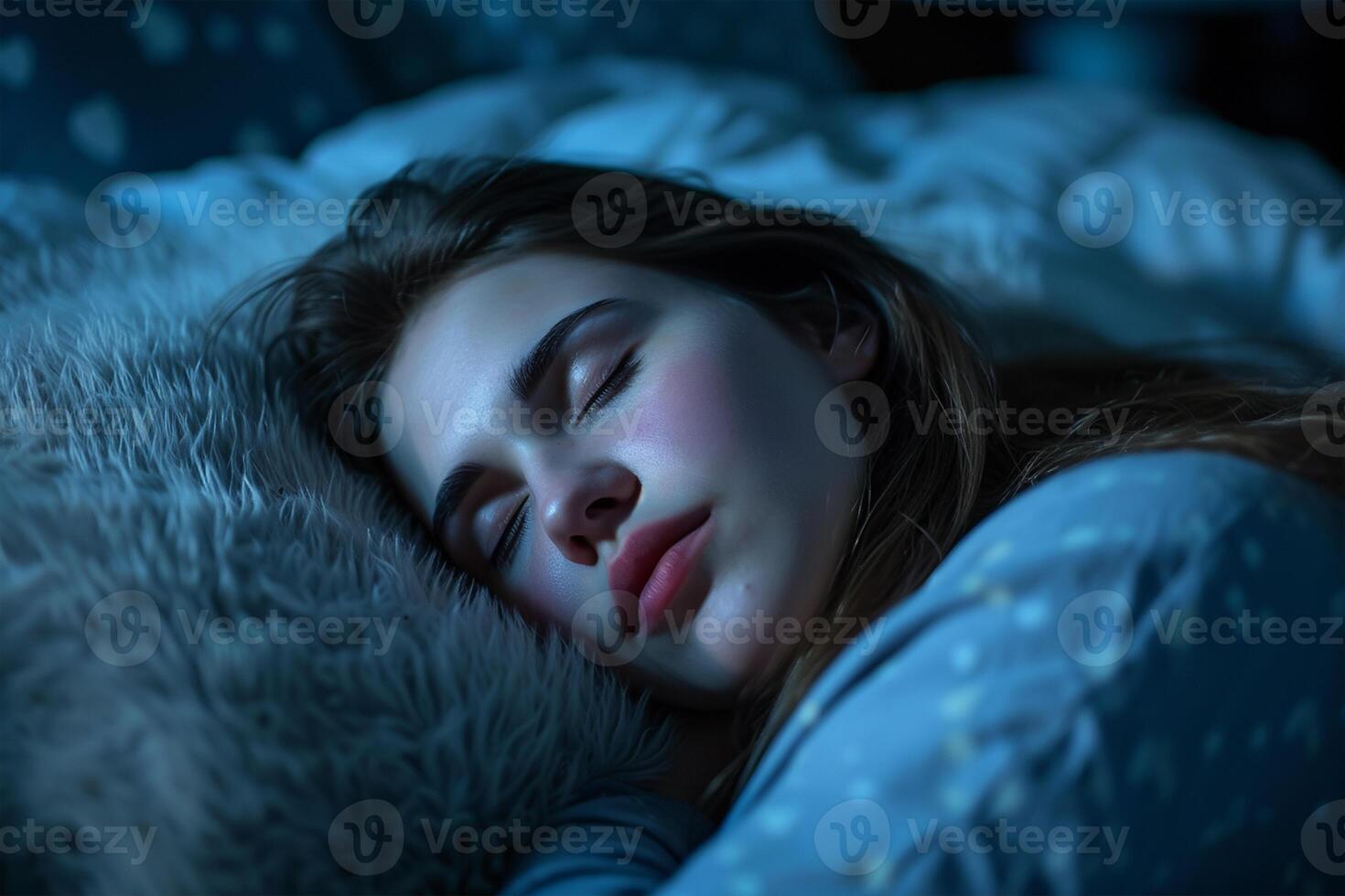 AI generated World Sleep day is observed every year in March, intended to be a celebration of sleep and a call to action on important issues related to sleep photo