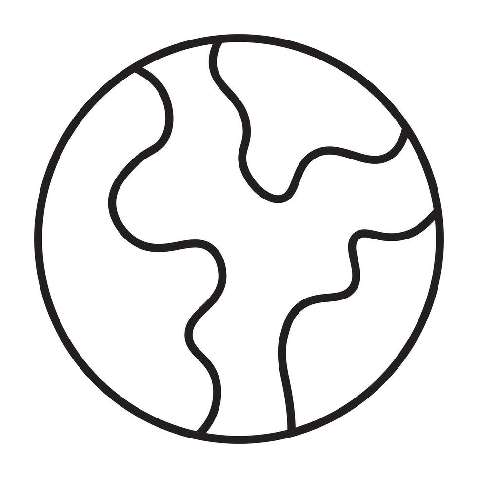 Earth line icon 40981182 Vector Art at Vecteezy Earth line icon 40981182 Vector Art at Vecteezy