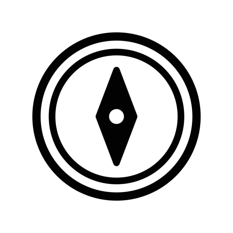 compass icon vector design template simple and clean