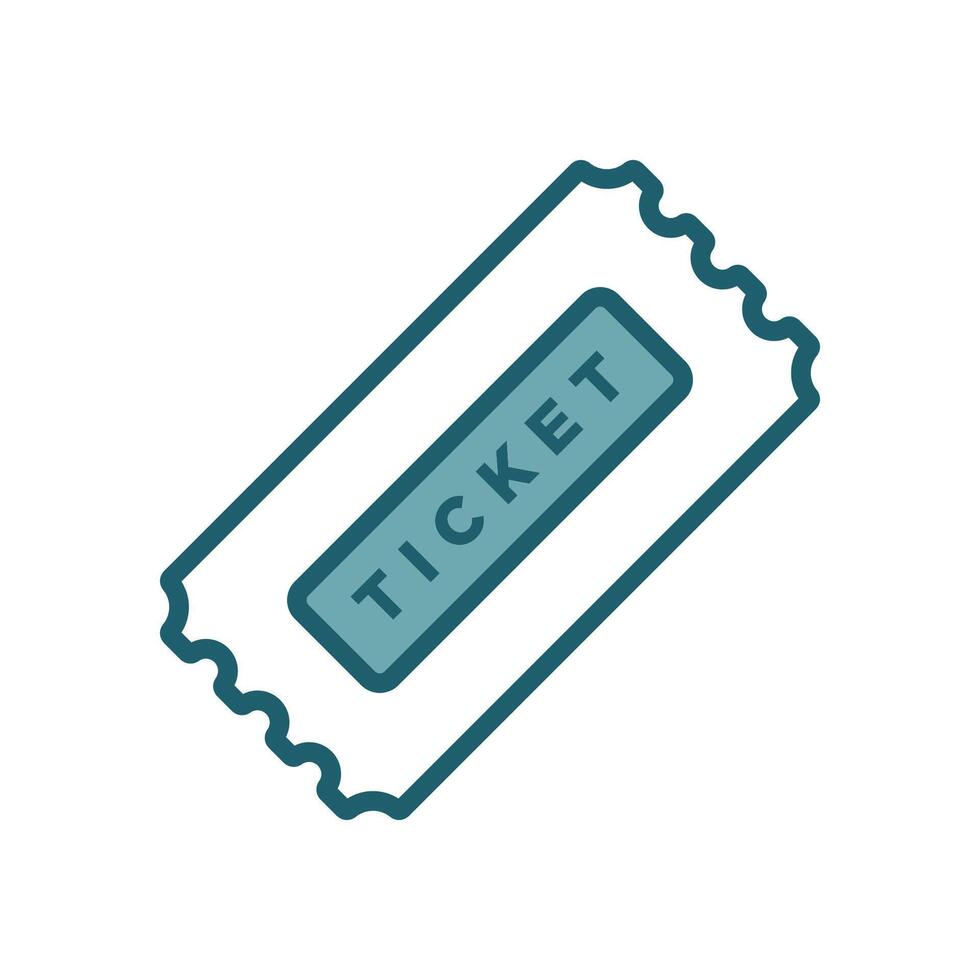 ticket icon vector design template simple and clean