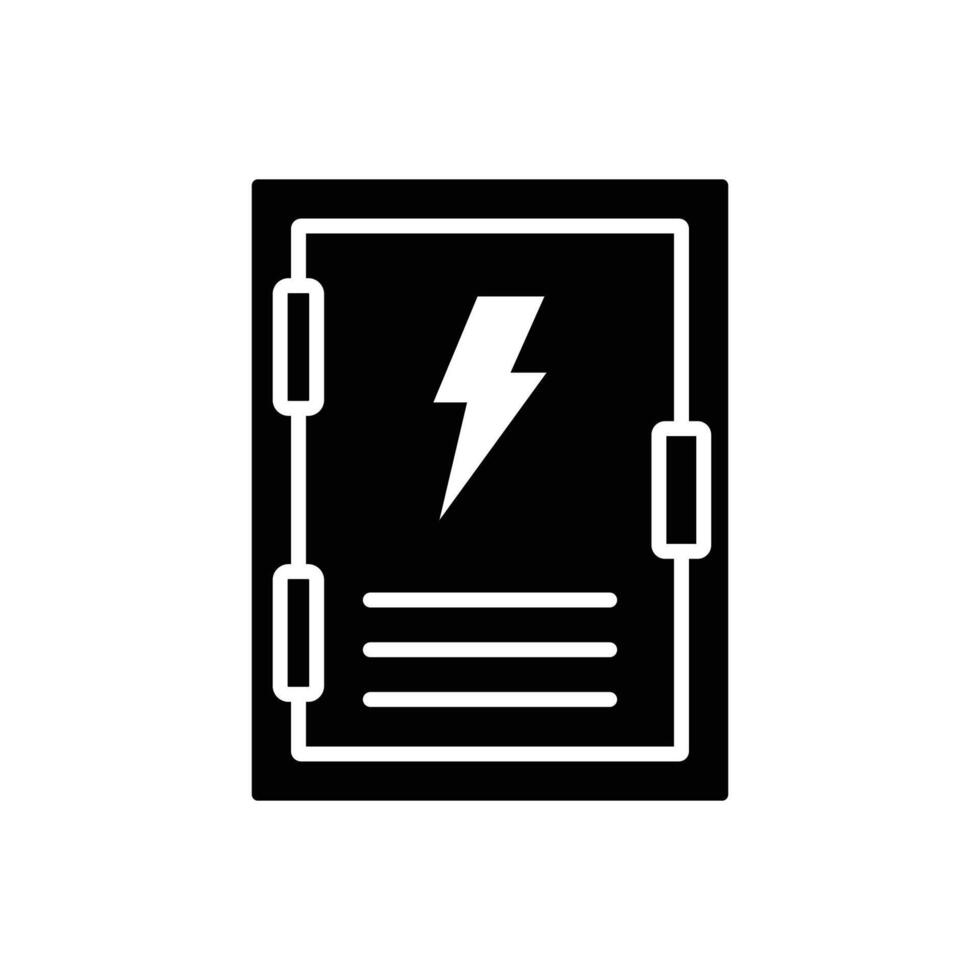 electric panel icon vector design template simple and clean