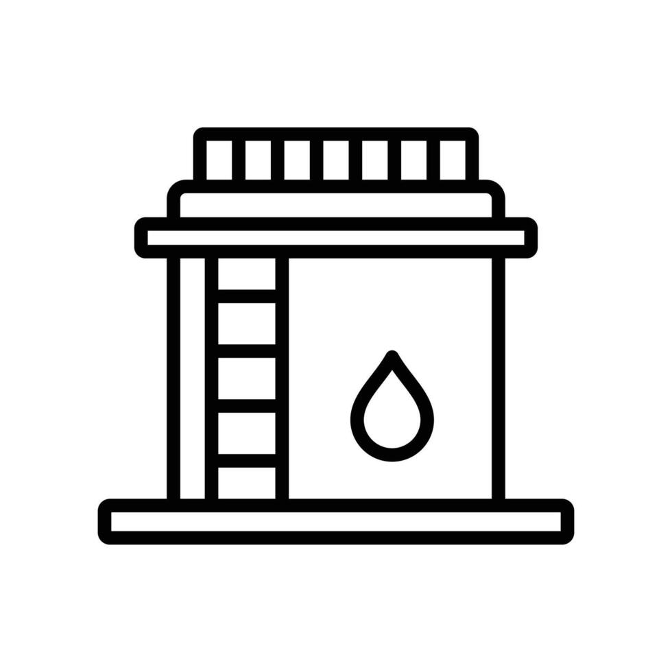 oil tank icon vector design template simple and clean