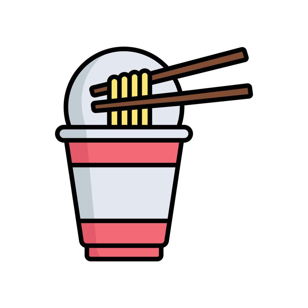 noodles icon vector design template simple and clean